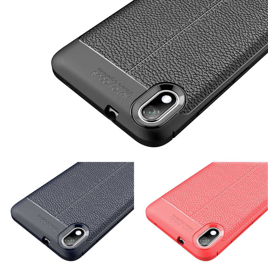 Xiaomi Redmi 7A Kılıf Zore Niss Silikon Kapak Lacivert