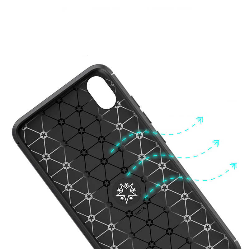 Xiaomi Redmi 7A Kılıf Zore Ravel Silikon Kapak Mavi