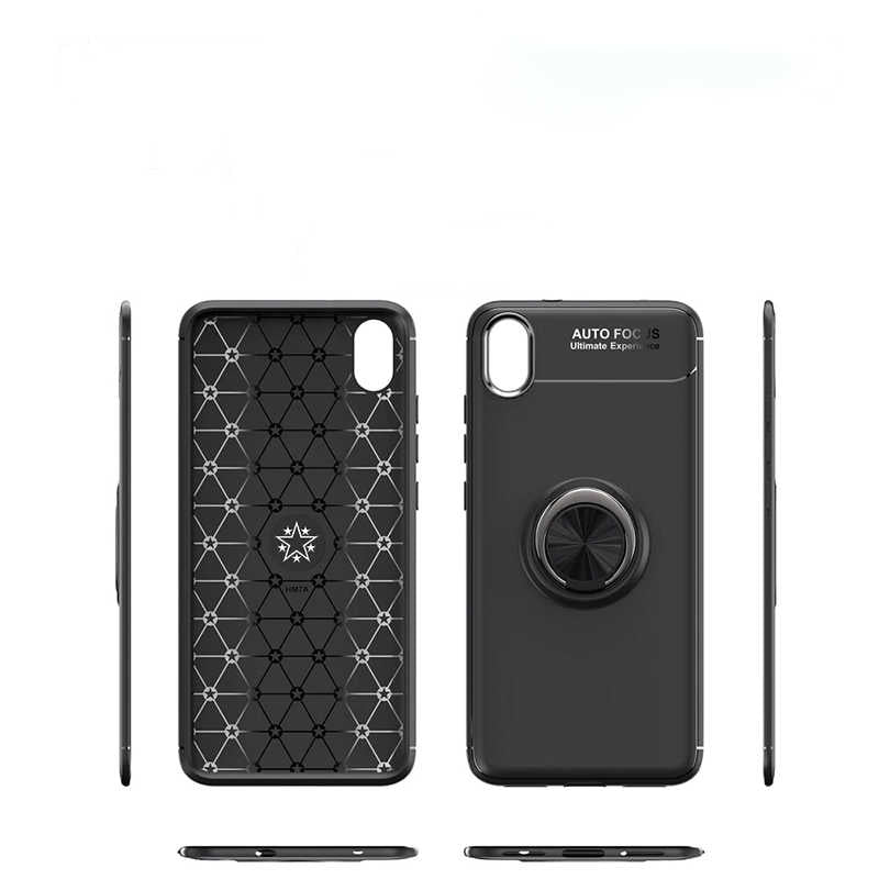 Xiaomi Redmi 7A Kılıf Zore Ravel Silikon Kapak Siyah