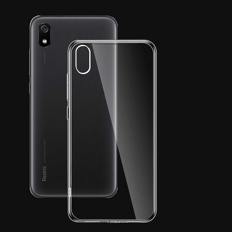 Xiaomi Redmi 7A Kılıf Zore Süper Silikon Kapak Renksiz