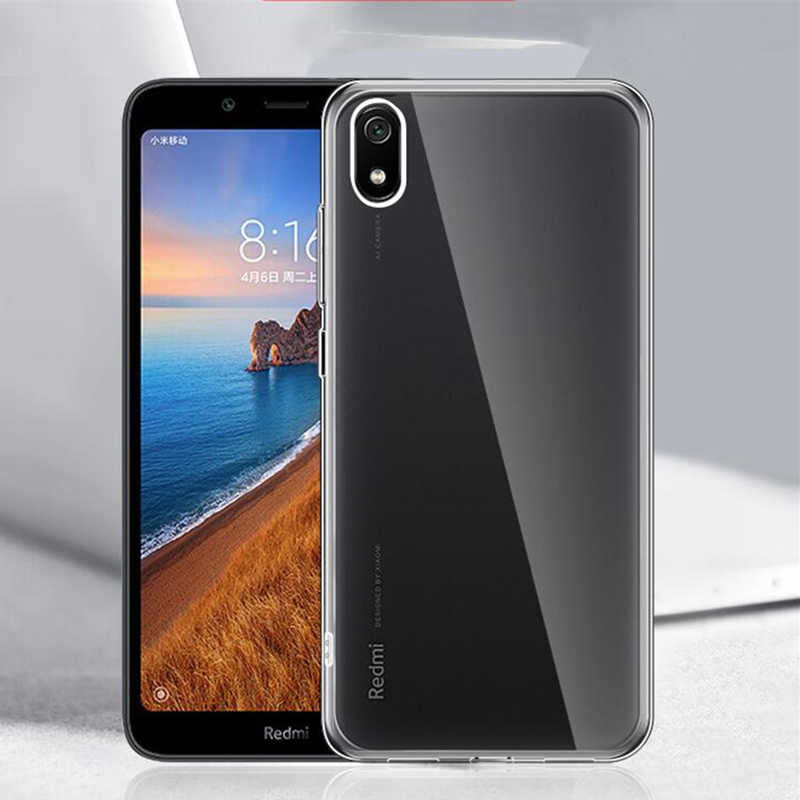 Xiaomi Redmi 7A Kılıf Zore Süper Silikon Kapak Renksiz