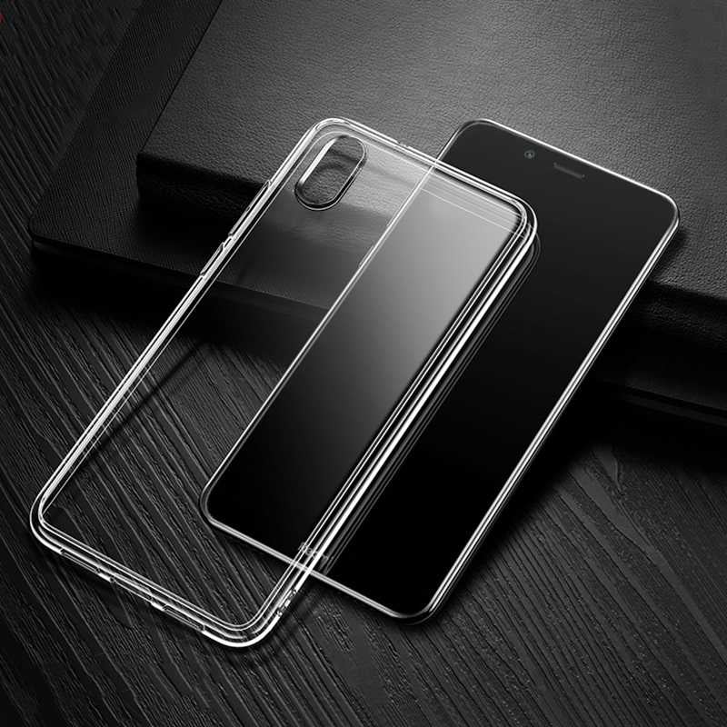 Xiaomi Redmi 7A Kılıf Zore Süper Silikon Kapak Renksiz