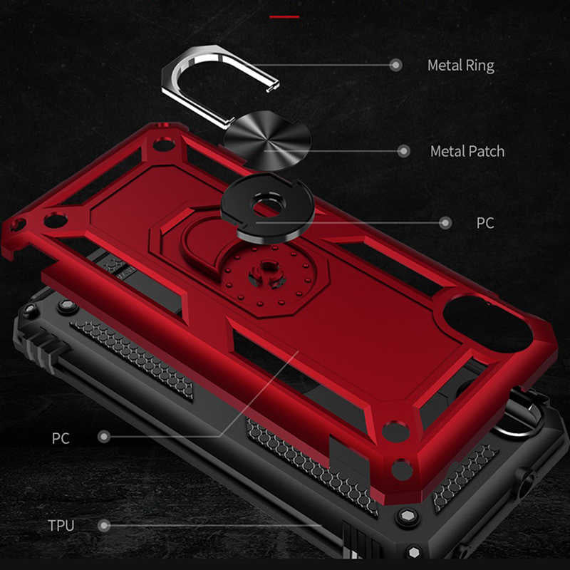 Xiaomi Redmi 7A Kılıf Zore Vega Kapak Gri