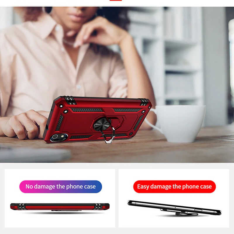 Xiaomi Redmi 7A Kılıf Zore Vega Kapak Mavi