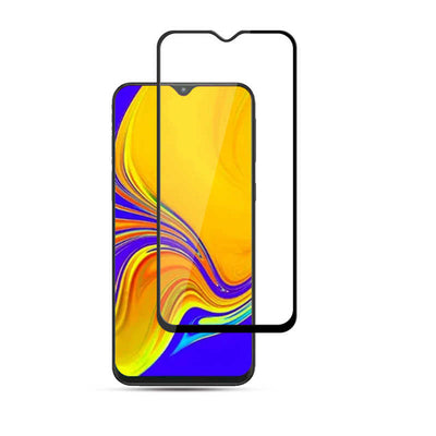 Xiaomi Redmi 8 Zore Kenarları Kırılmaya Dayanıklı Cam Ekran Koruyucu Siyah