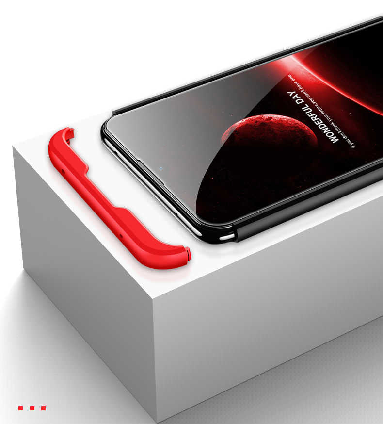 Xiaomi Redmi 8 Kılıf Zore Ays Kapak Siyah-Mavi