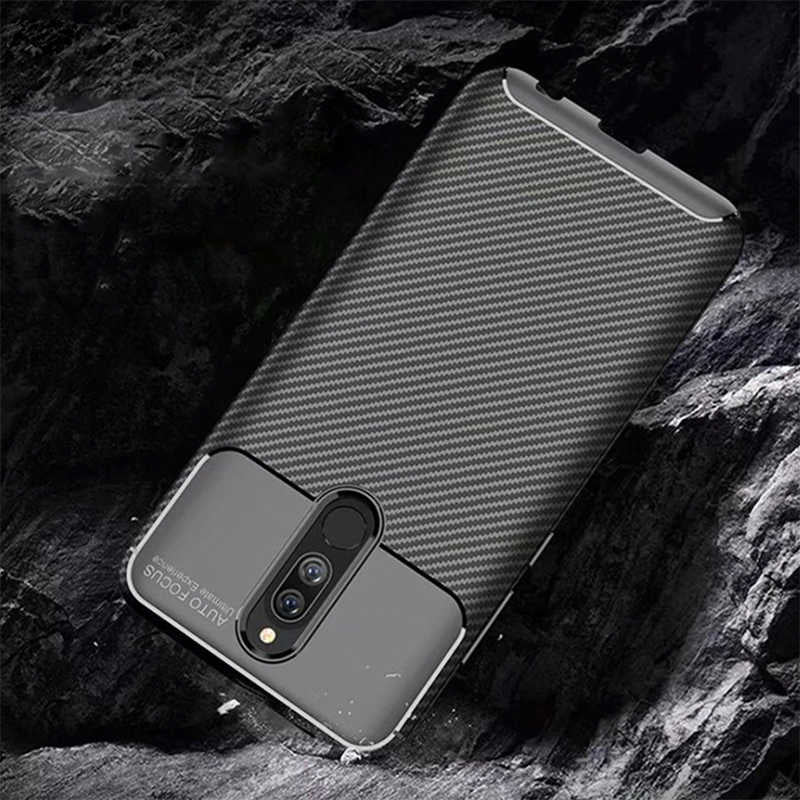 Xiaomi Redmi 8 Kılıf Zore Negro Silikon Kapak Kahverengi