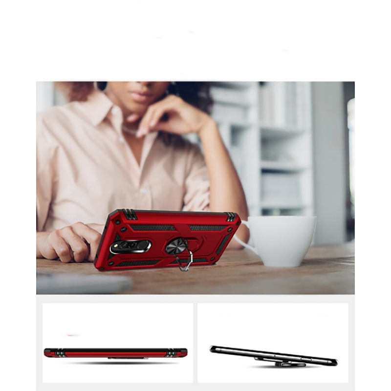 Xiaomi Redmi 8 Kılıf Zore Vega Kapak Kırmızı