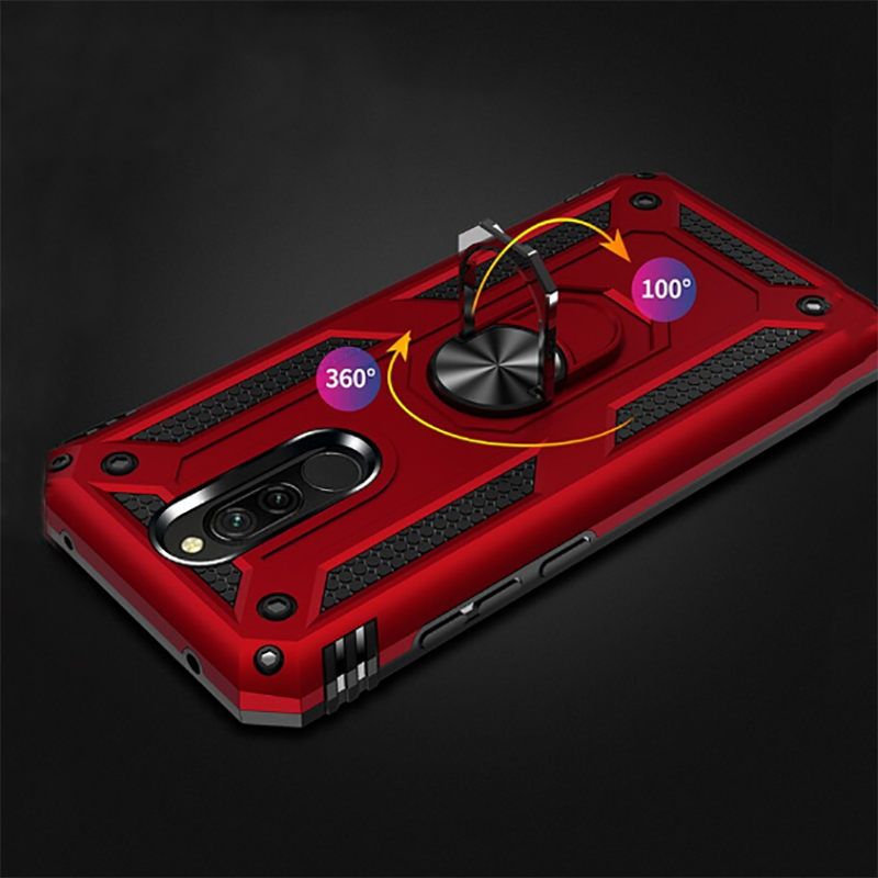 Xiaomi Redmi 8 Kılıf Zore Vega Kapak Gold