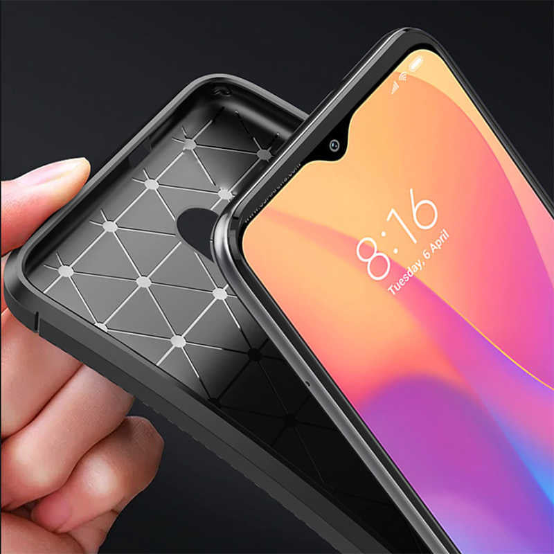 Xiaomi Redmi 8A Kılıf Zore Negro Silikon Kapak Siyah