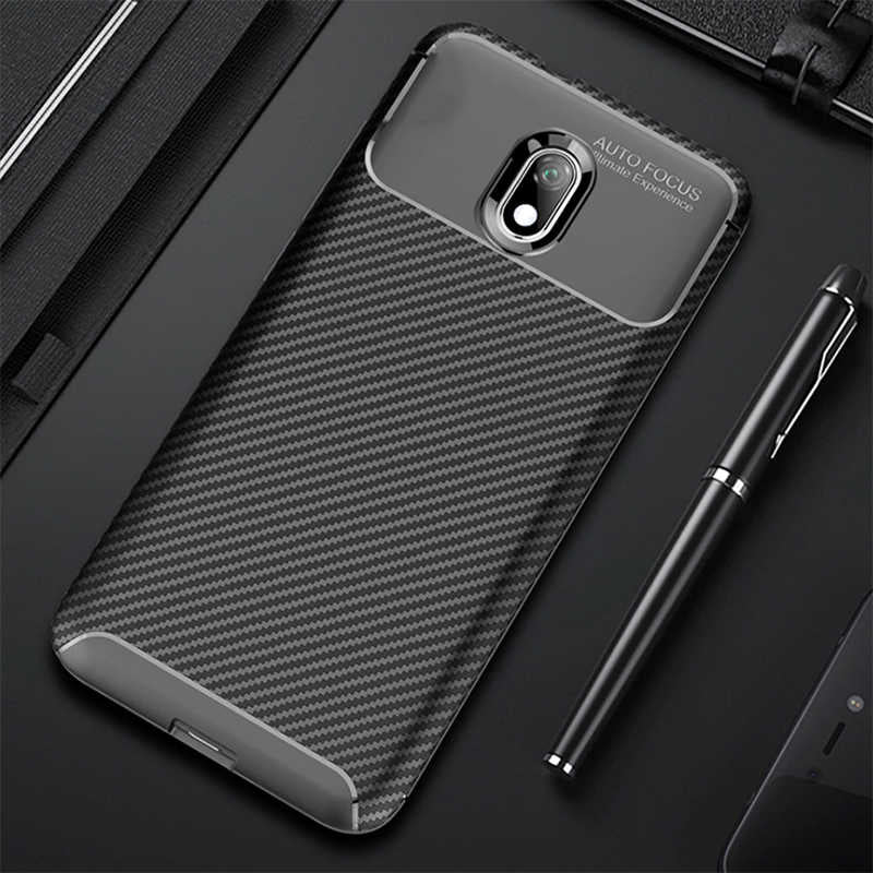 Xiaomi Redmi 8A Kılıf Zore Negro Silikon Kapak Siyah