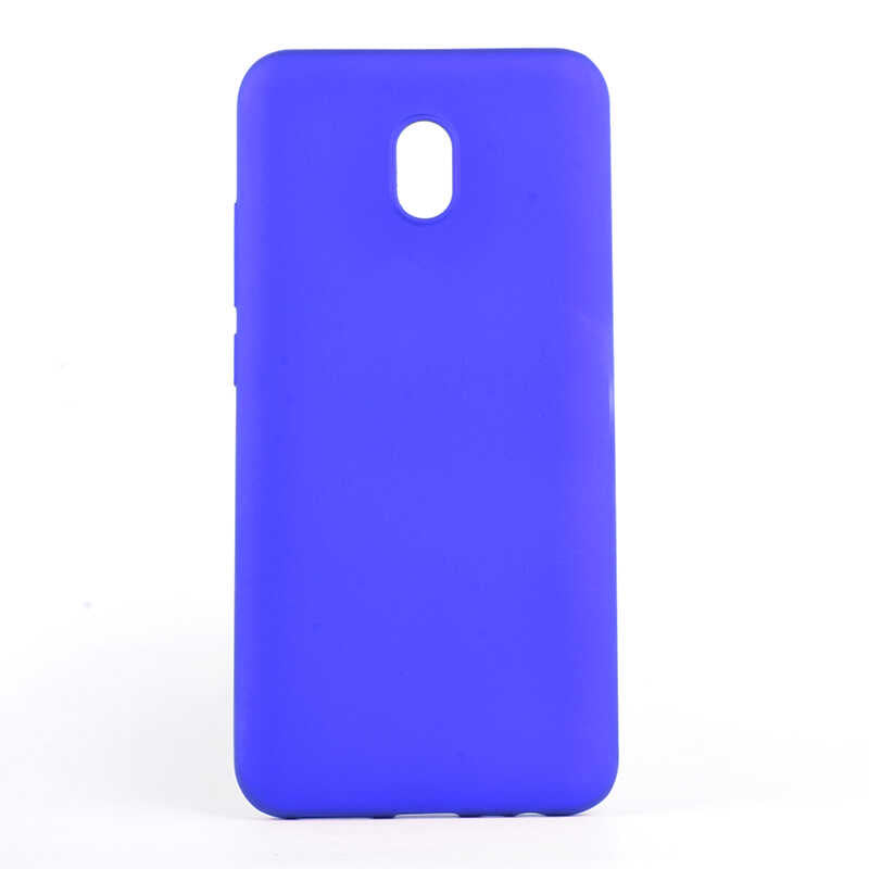 Xiaomi Redmi 8A Kılıf Zore Premier Silikon Kapak Saks Mavi