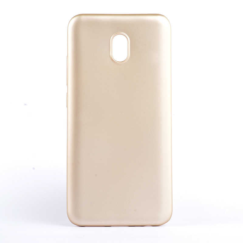 Xiaomi Redmi 8A Kılıf Zore Premier Silikon Kapak Gold