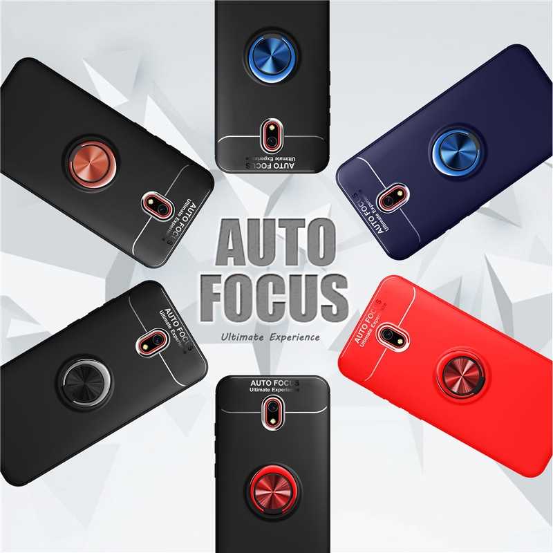 Xiaomi Redmi 8A Kılıf Zore Ravel Silikon Kapak Kırmızı