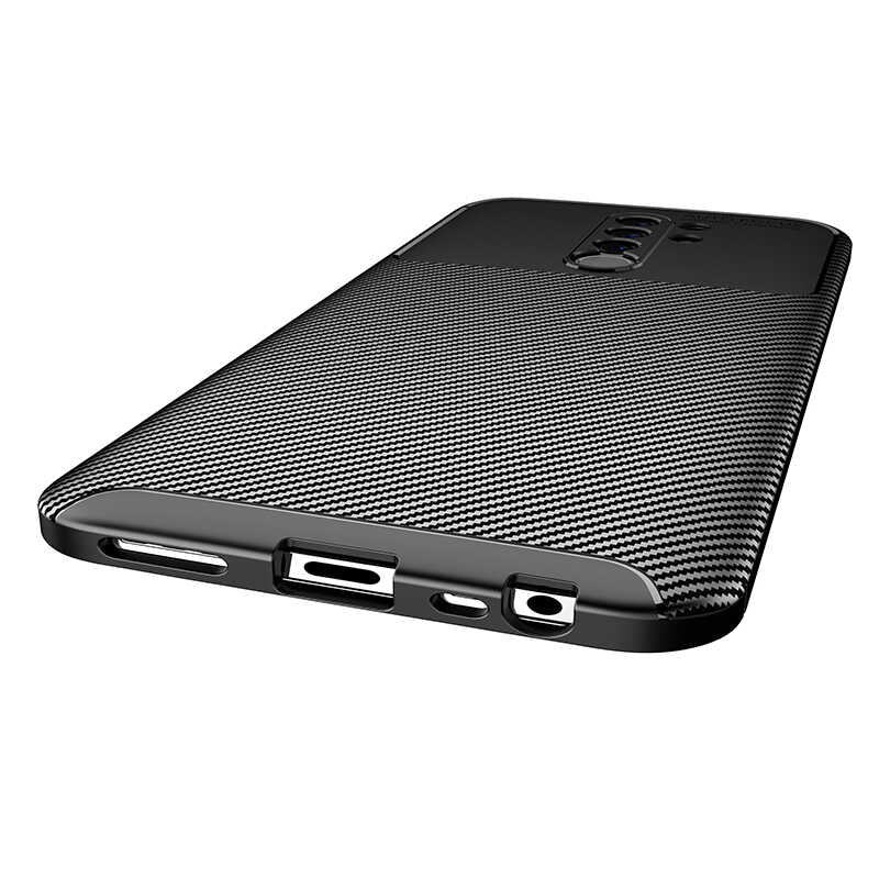 Xiaomi Redmi 9 Kılıf Zore Negro Silikon Kapak Siyah