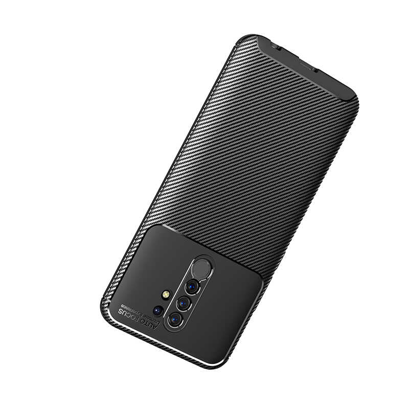 Xiaomi Redmi 9 Kılıf Zore Negro Silikon Kapak Siyah