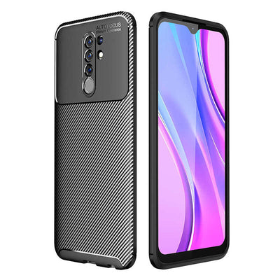 Xiaomi Redmi 9 Kılıf Zore Negro Silikon Kapak Siyah