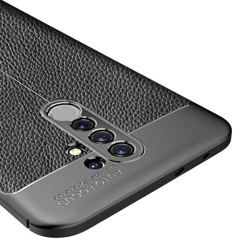 Xiaomi Redmi 9 Kılıf Zore Niss Silikon Kapak Lacivert