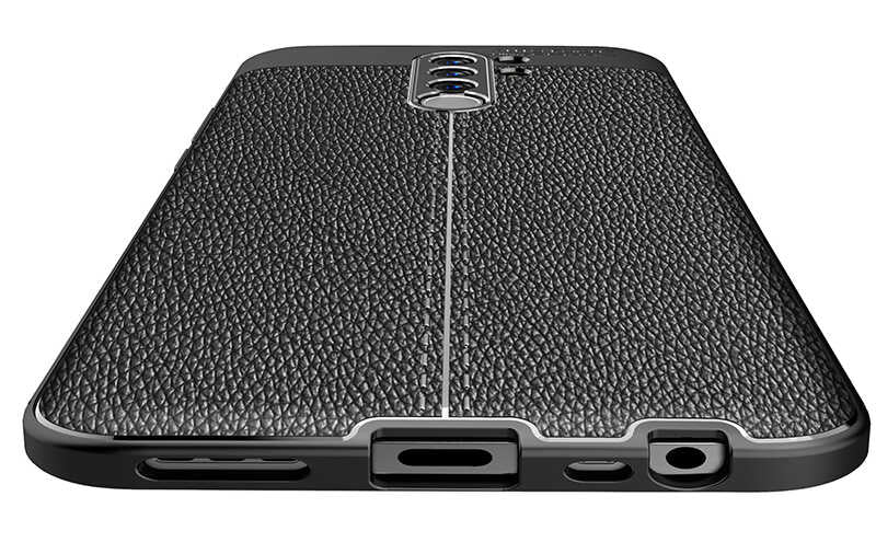 Xiaomi Redmi 9 Kılıf Zore Niss Silikon Kapak Siyah