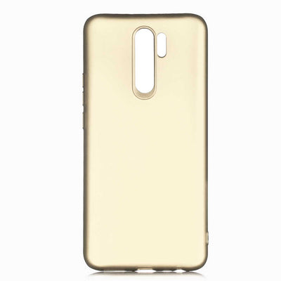 Xiaomi Redmi 9 Kılıf Zore Premier Silikon Kapak Gold