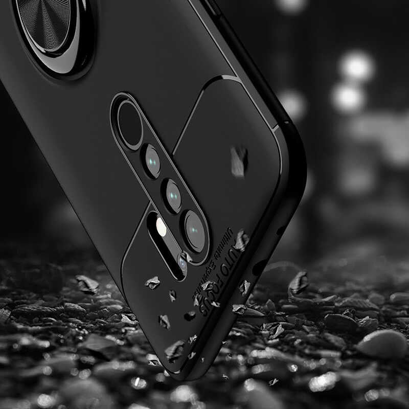 Xiaomi Redmi 9 Kılıf Zore Ravel Silikon Kapak Siyah