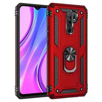 Xiaomi Redmi 9 Kılıf Zore Vega Kapak Gri