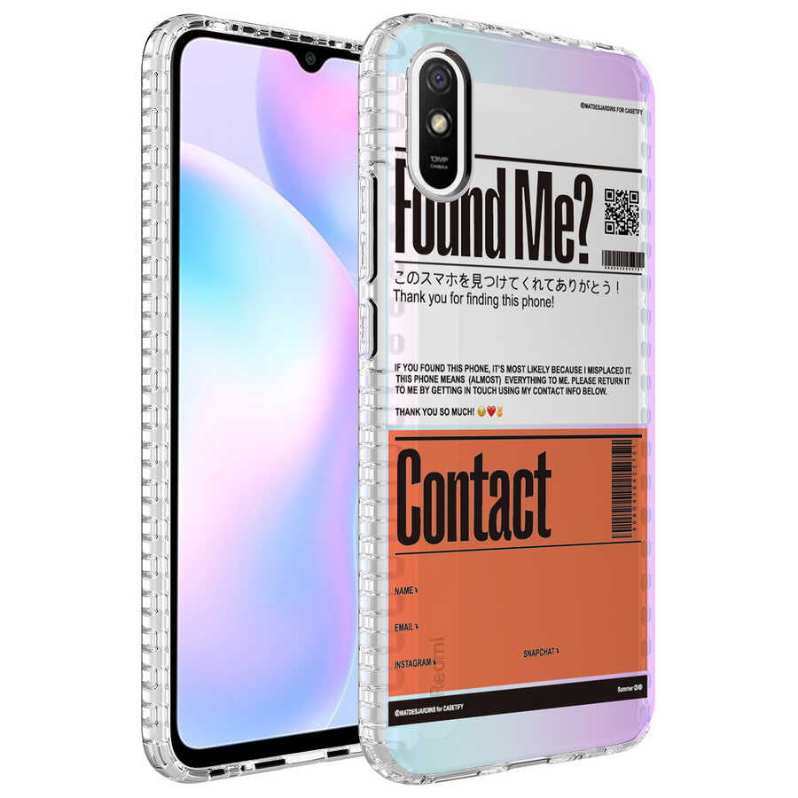 Xiaomi Redmi 9A Kılıf Airbag Kenarlı Renkli Desenli Silikon Zore Elegans Kapak NO2