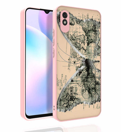 Xiaomi Redmi 9A Kılıf Desenli Kamera Korumalı Parlak Zore Nora Kapak NO4