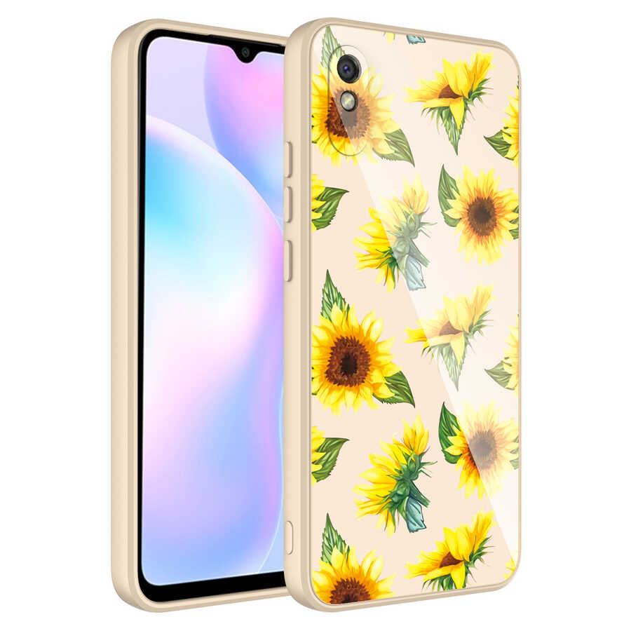 Xiaomi Redmi 9A Kılıf Kamera Korumalı Desenli Sert Silikon Zore Epoksi Kapak NO2