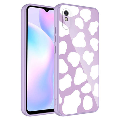 Xiaomi Redmi 9A Kılıf Kamera Korumalı Desenli Sert Silikon Zore Epoksi Kapak NO6