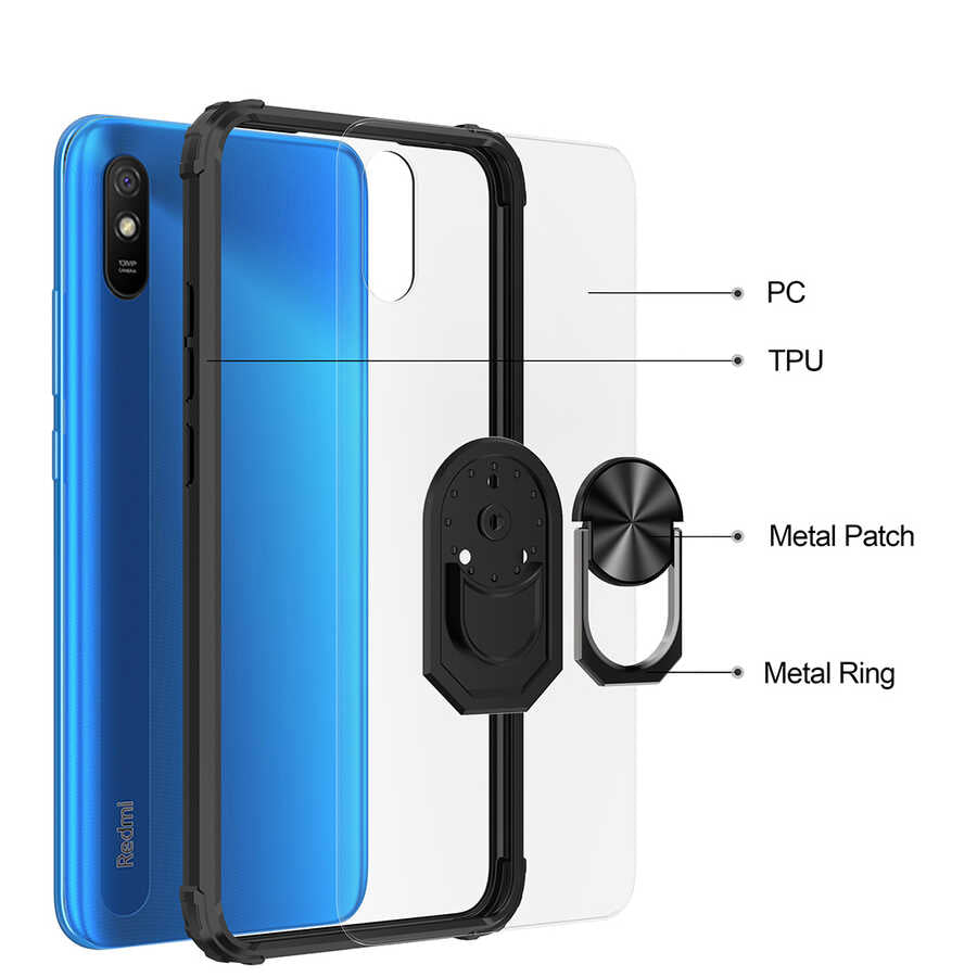 Xiaomi Redmi 9A Kılıf Zore Mola Kapak Lacivert