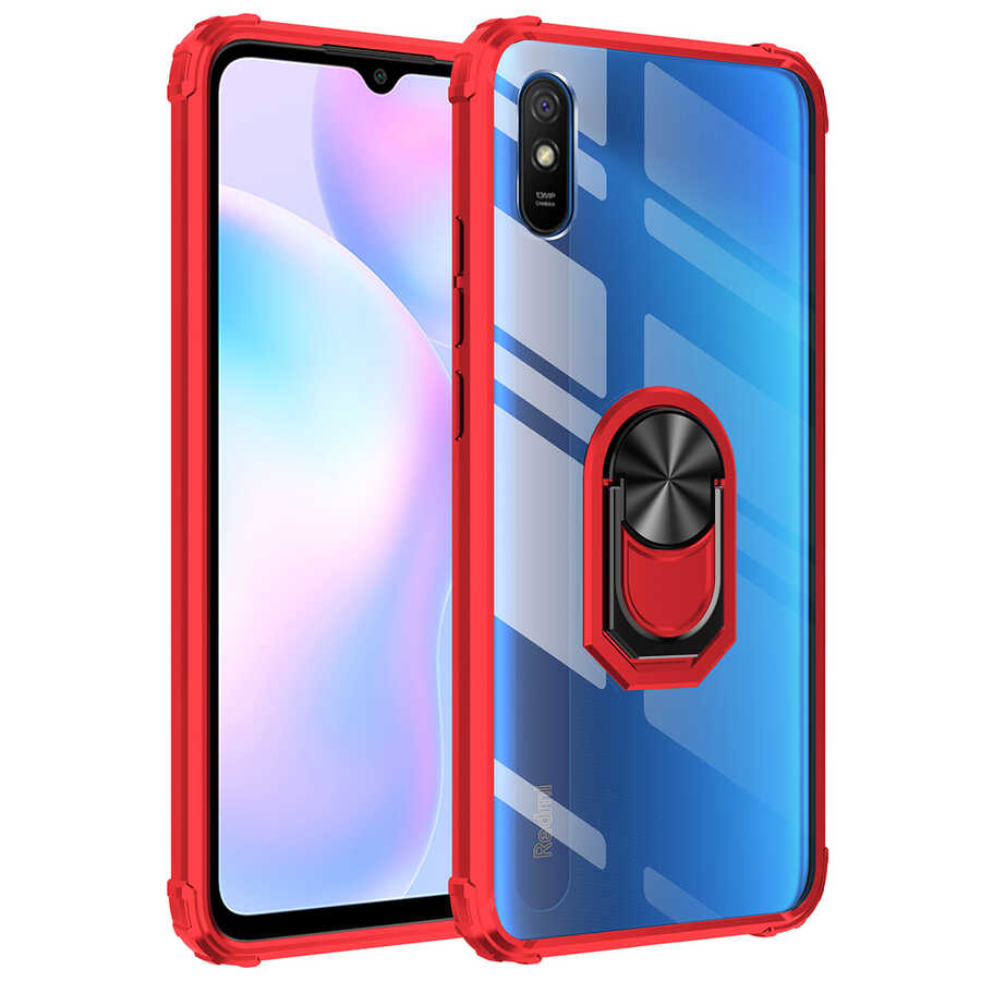 Xiaomi Redmi 9A Kılıf Zore Mola Kapak Kırmızı