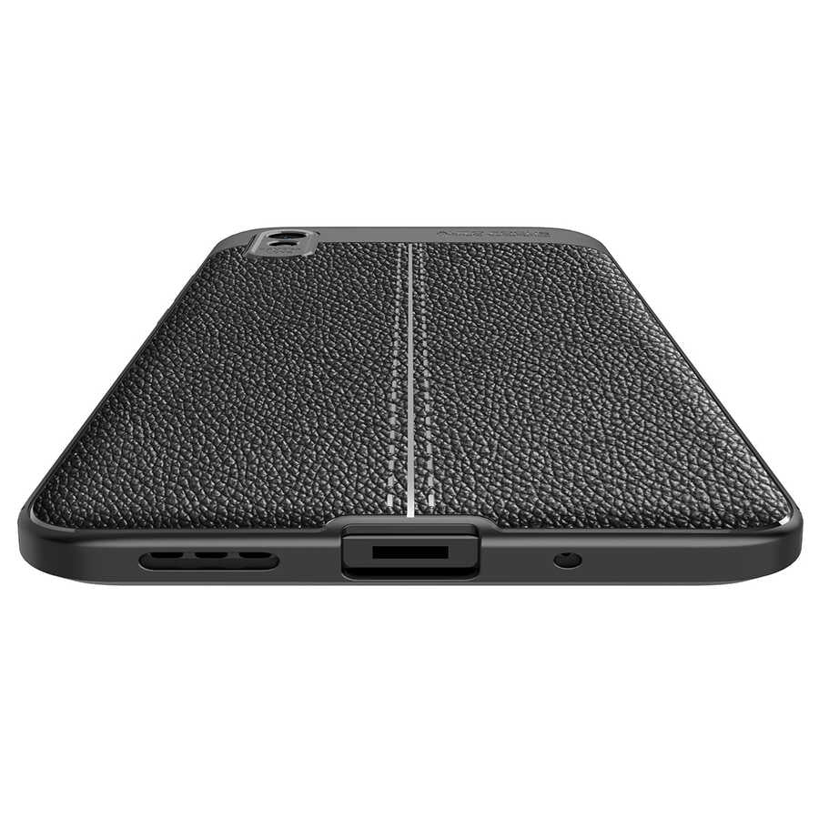 Xiaomi Redmi 9A Kılıf Zore Niss Silikon Kapak Siyah