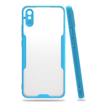 Xiaomi Redmi 9A Kılıf Zore Parfe Kapak Sarı