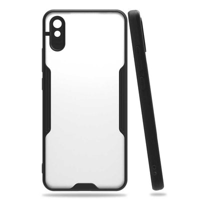 Xiaomi Redmi 9A Kılıf Zore Parfe Kapak Siyah