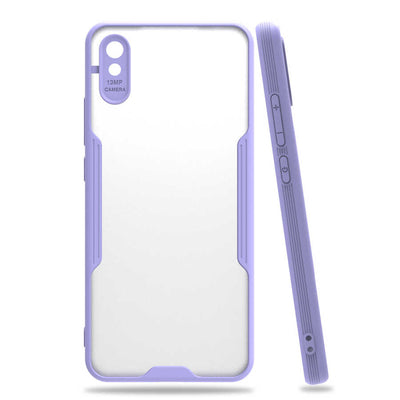 Xiaomi Redmi 9A Kılıf Zore Parfe Kapak Mor