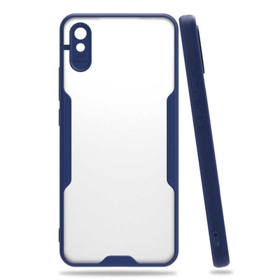 Xiaomi Redmi 9A Kılıf Zore Parfe Kapak Lacivert