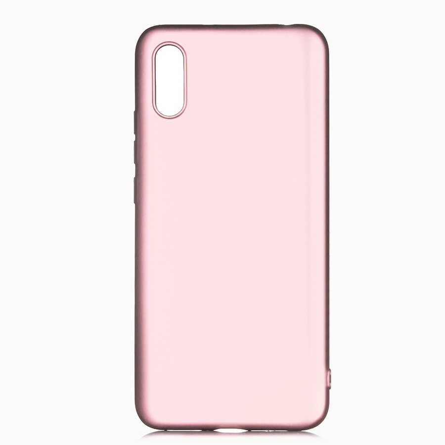 Xiaomi Redmi 9A Kılıf Zore Premier Silikon Kapak Rose Gold