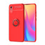 Xiaomi Redmi 9A Kılıf Zore Ravel Silikon Kapak Kırmızı