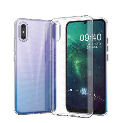 Xiaomi Redmi 9A Kılıf Zore Süper Silikon Kapak Renksiz