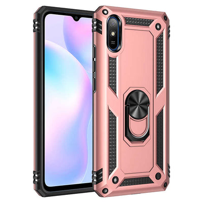 Xiaomi Redmi 9A Kılıf Zore Vega Kapak Rose Gold