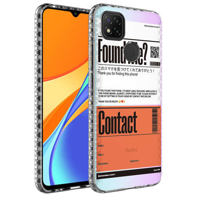 Xiaomi Redmi 9C Kılıf Airbag Kenarlı Renkli Desenli Silikon Zore Elegans Kapak NO6