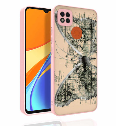 Xiaomi Redmi 9C Kılıf Desenli Kamera Korumalı Parlak Zore Nora Kapak NO4