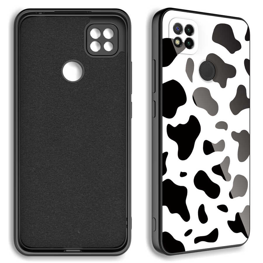 Xiaomi Redmi 9C Kılıf Kamera Korumalı Desenli Sert Silikon Zore Epoksi Kapak NO2