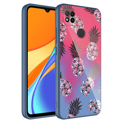 Xiaomi Redmi 9C Kılıf Kamera Korumalı Desenli Sert Silikon Zore Epoksi Kapak NO3