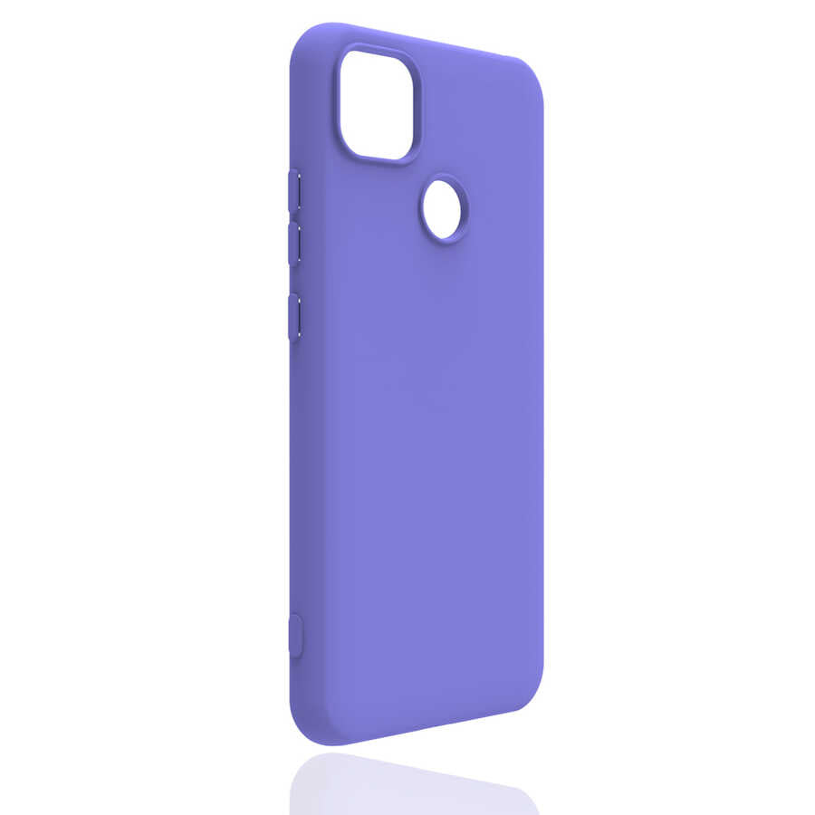 Xiaomi Redmi 9C Kılıf Zore Biye Silikon Lila