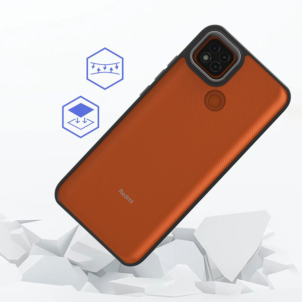 Xiaomi Redmi 9C Kılıf Zore Flora Kapak Kırmızı