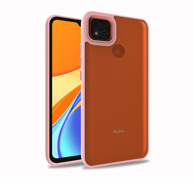 Xiaomi Redmi 9C Kılıf Zore Flora Kapak Rose Gold
