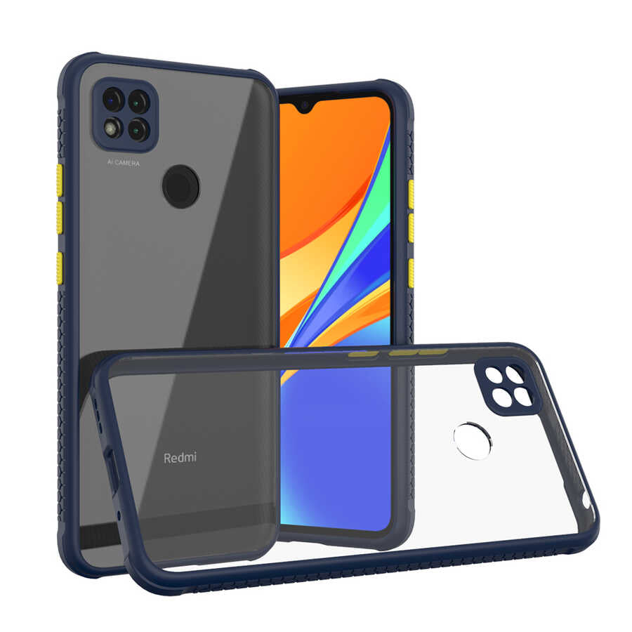 Xiaomi Redmi 9C Kılıf Zore Kaff Kapak Mor