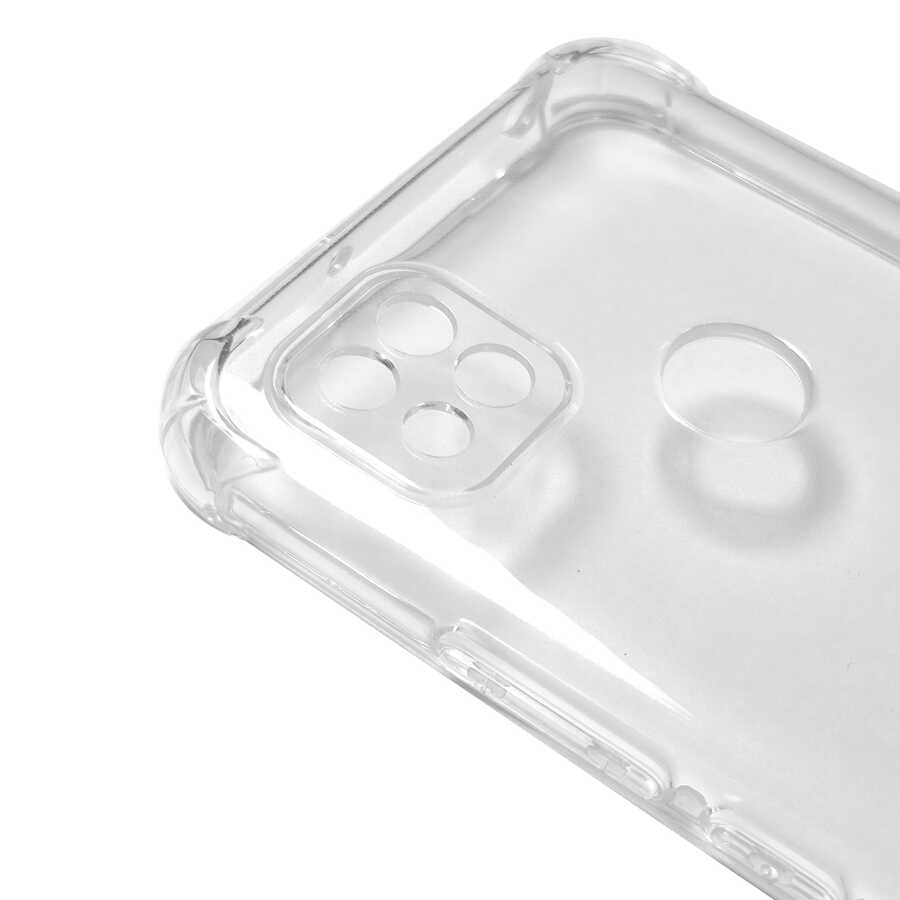 Xiaomi Redmi 9C Kılıf Zore Kamera Korumalı Nitro Anti Shock Silikon Renksiz